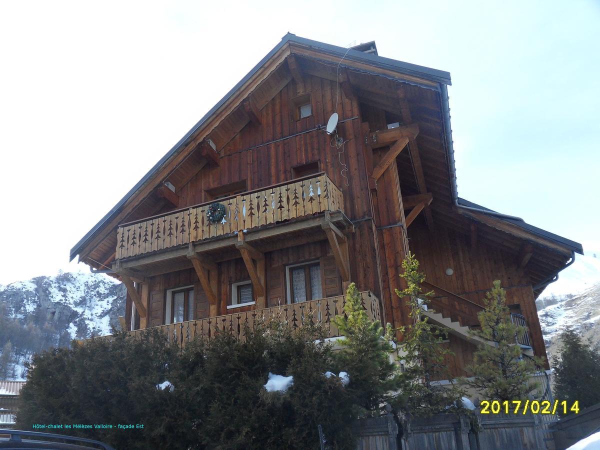 Hotel-Chalet Les Melezes 瓦卢瓦尔 外观 照片